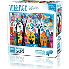 Osense 20085 Puzzle 500 Candy Tree Town