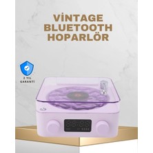 K-Yonlineticaret Retro Pikap Tasarımlı Bluetooth Hoparlör – Projektörlü Şarjlı Lamba