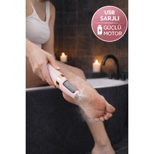 Toyfest Şarjlı Topuk Törpüsü USB Ayak Törpüsü Nasır Ölü Deri Temizleyici