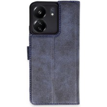 Herşeytrend Xiaomi Redmi 13C Kılıf Trend S Plus Kapaklı Kılıf - Lacivert