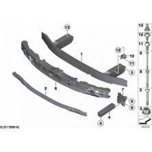 TŞT Bmw F 2007 Ön Tampon Braketi 5 Kapı Sol 2010- (Oem No:  51647247665)