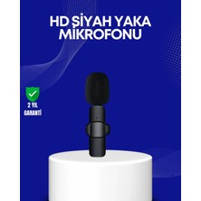 K-Yonlineticaret Lightning Girişli 2’li Kablosuz Yaka Mikrofonu Çift Kişilik Kayıt