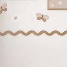 Meta Design Koyu Meşe Dekoratif Su Dalgası Model Duvar Çıtası
