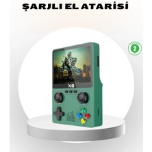 K-Yonlineticaret Taşınabilir Oyun Konsolu 3.5 Inç IPS Ekran Yaylı Çift Lr Tuşlu