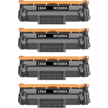 Techarbor 4 Adet Hp Laserjet Mfp M111W Yazıcı Uyumlu - 150A-W1500A Muadil Toner