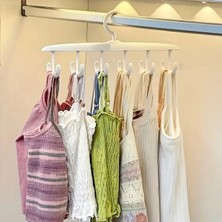 1 Adet Yer Tasarruflu 6 Kancalı Plastik Dolap Içi Düzenleyici Pratik Askı