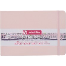 Talens : Art Creation Sert Kapaklı Eskiz Defteri : Pastel Pink : 21 x 14,8 cm (80 Sayfa - 140 Gr)