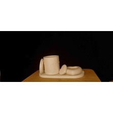 DS Tasarım Aşk Seti - Çikolata Kokulu Mum - Kalp Kapaklı Mumluk - Mini Kalpli Kutu