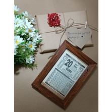 Orjinal Takvim Yaprağı Çerçeveli Hediye Paketli