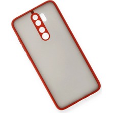 Najmaddin Newface Xiaomi Redmi Note 8 Pro Kılıf Montreal Silikon Kapak - Kırmızı