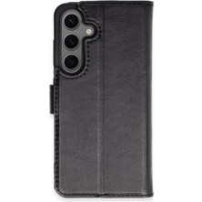 Herşeytrend Samsung Galaxy S24 Plus Kılıf Trend S Plus Kapaklı Kılıf - Siyah