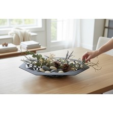 Hamton Kameton Çelik Meyve & Servis Kasesi Siyah