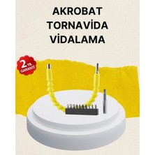 K-Yonlineticaret Akrobat Vidalama Uç Seti 12 Parça Profesyonel Dar Alan Kullanım