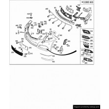 TŞT Mercedes E Class Ön Tampon Çeki Demiri Kapağı 2009 (Oem No:  A21288500229999)