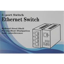 Gümrük Bey GW-L1005 5 Port 100'LÜK Switch (GW-L1005)