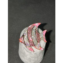 Vulwox Tropikal Işıltı Mercan Balığı Broş