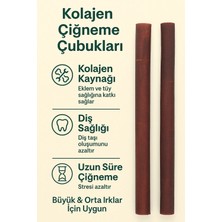 Eva & Wall-e Kolajen Stick 30 cm 2’li Set | Doğal Köpek Kemiği & Uzun Süre Çiğneme