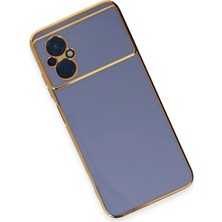 Najmaddin Newface Xiaomi Poco M5 Kılıf Volet Silikon - Mavi