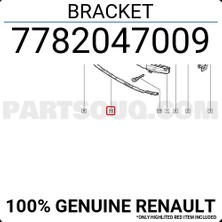 TŞT Renault Clio Symbol Ön Tampon Demiri  0112 (Oem No:  7782047009)