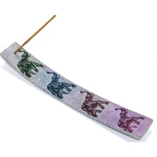 K-Yonlineticaret Obsidian Taşı Fil Tasarımlı Kayık Tütsülük