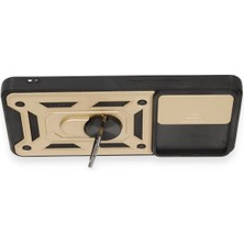 Najmaddin Newface Xiaomi Mi 12T Pro Kılıf Pars Lens Yüzüklü Silikon - Gold