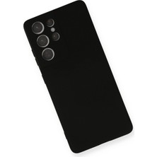 Najmaddin Newface Samsung Galaxy S21 Ultra Kılıf Nano Içi Kadife Silikon - Siyah