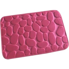 K-Yonlineticaret Memory Kaydırmaz Banyo Paspası Pembe