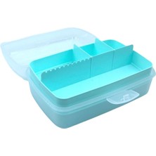 By Nevser® 12 Bölmeli Çok Amaçlı Takı Toka Kutusu Dikiş Kutusu Kapaklı Organizer Kutusu Bölmeli Kutu