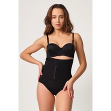 MTM My The Mall Giyim Siyah Mı Emay 2932 Double Karın Agraf Destekli Slip Lazer Korse