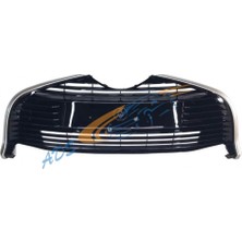 TŞT Toyota Yaris Ön Tampon Panjuru Nikelaj Çıtalı 2014-2016  (Oem No:  53102-0D030)