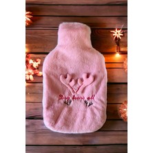 By Nevser® 2 Litrelik Geyikli Model Peluş Kılıflı Sıcak Su Torbası