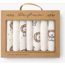 Müslin 7 Adet  Bebek Ağız Mendili