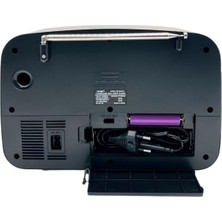 By Nevser® Taşınabilir Klasik Am/fm/sw Transistör Retro Nostaljik Radyo USB Şarjlı