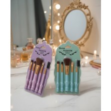 Generic Electra Fashion 5'li Mini Makyaj Fırça Seti - Kaş ve Far Uygulama Için Pratik Seti