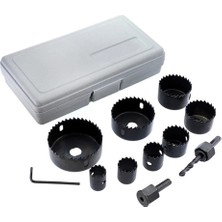 Practika 11 Parça Panç Seti Ağaç Kesme Testere Matkap Ucu Takımı Alçıpan Tavan Kesme