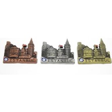 K-Yonlineticaret Metal Istanbul Temalı Yöresel Magnet Model 3