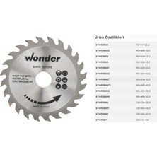 Wonder STW01871 Sunta Kesme Testere, 300X30X2 Mm, 40 T
