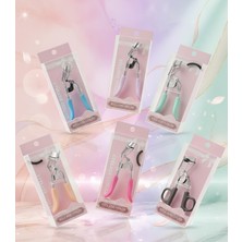 Generic Profesyonel Renkli Kirpik Kıvırıcı ve Şekillendirme Aleti - Yedek Lastikli Hassas Uygulama