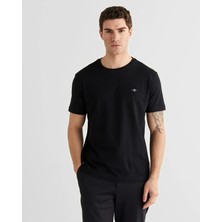 Gant Bisiklet Yaka Erkek Basic T-Shirt