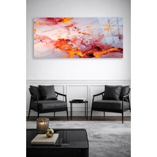 Olinpa Kırılmaz Cam Duvar Saati , Hem Tablo Hem Saat Renkli Ev Ofis Hediyesi