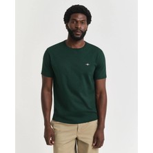 Gant Bisiklet Yaka Erkek Basic T-Shirt
