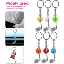 By Nevser® Gerçekçi Golf Tasarımlı Şık Anahtarlık Kolye Çanta Süsü Golf Keychain