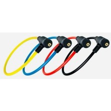 Cnc Bisiklet Kilidi, 12 mm x 80 Cm, Pvc Kaplı Çelik