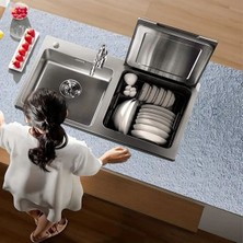 By Nevser® Rulo Gümüş Alüminyum Folyo Duvar Kağıdı, Kendinden Yapışkanlı Raf Içi, Su Geçirmez Folyo  2 mt x 60 cm