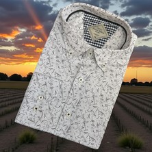 Eren Style Uzun Kol Linen Keten Slim Fit 4 Mevsim Giyilebilen Pamuklu Gömlek