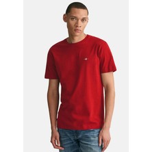 Gant Bisiklet Yaka Erkek Basic T-Shirt