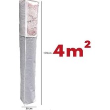 By Nevser® Pencereli Halı Hurcu Toz Geçirmez Sağlam Dayanıklı Hurç Organizer 6m²