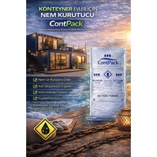 Nemtut Contpack Askılı Rutubet Nem Alıcı Engelleyici Konteyner Kurutucu Terleme Önleyici 5 Paket 1900 gr