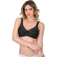 MTM My The Mall Giyim Siyah Mı Emay 169 C Basic Balenli Toparlayıcı Sütyen
