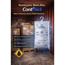 Nemtut Contpack Askısız Rutubet Nem Alıcı Engelleyici Konteyner Kurutucu Terleme Önleyici 10 Paket 3800 gr
